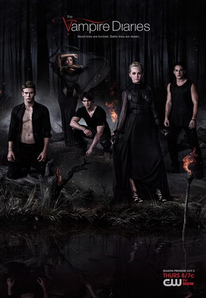 The Vampire Diaries Seasons 1-6 dvd poster
